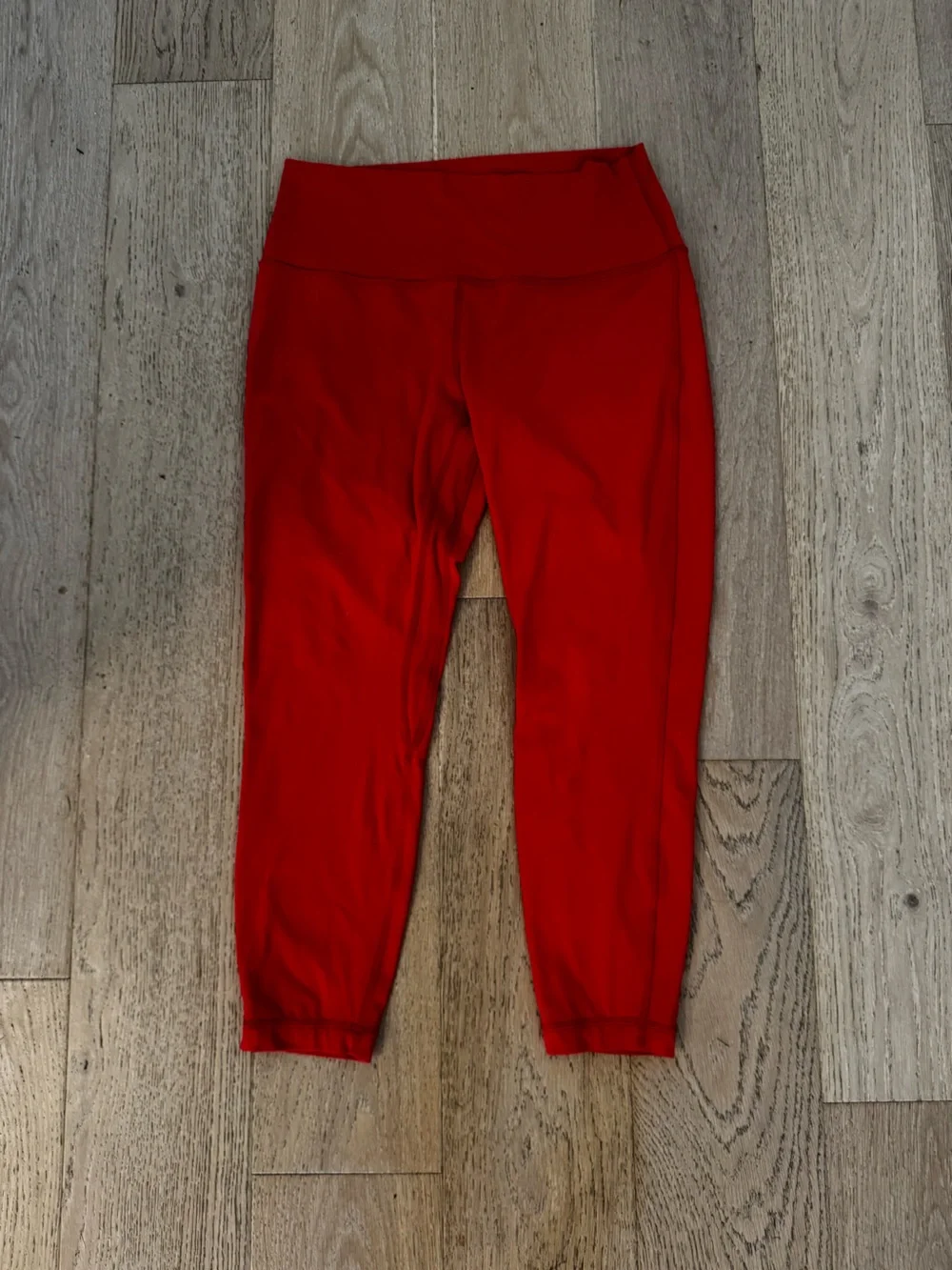 Lululemon Align High Rise Pant 25 Love Red Double Lined Size 12